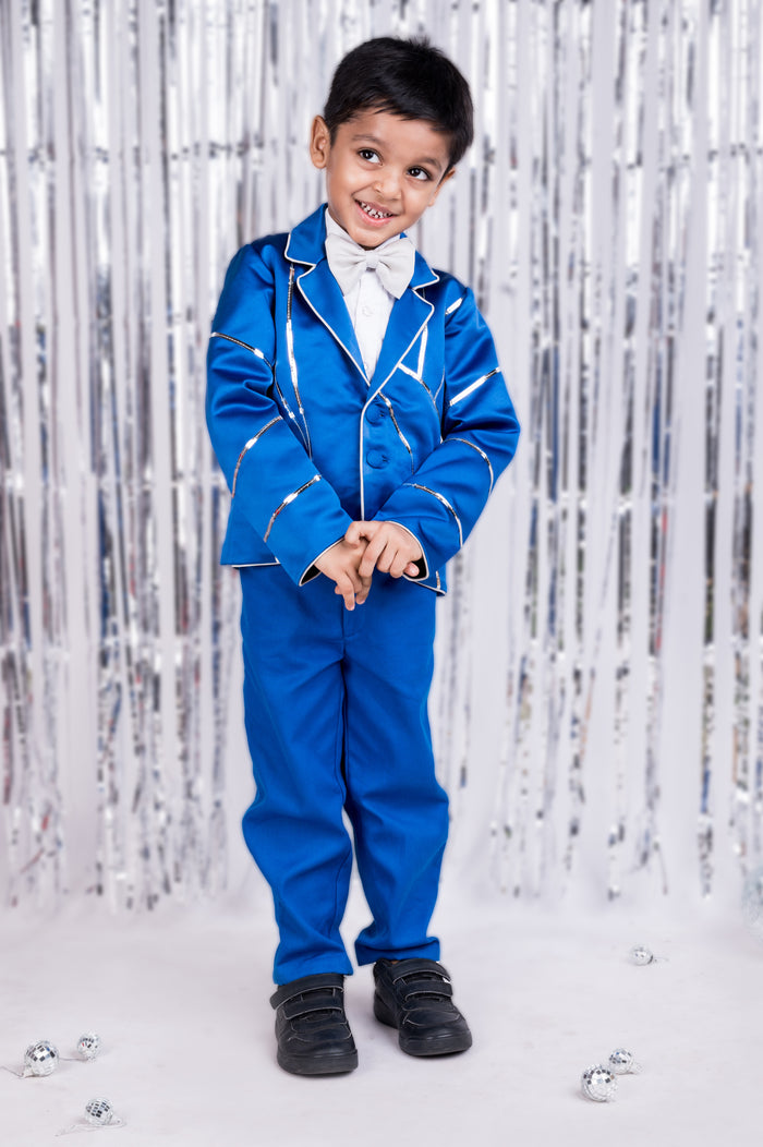 Regal Azure Suit Set