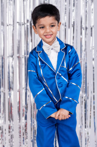 Regal Azure Suit Set