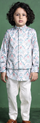 Chinarbagh Print Nehru Jacket with matching Kurta & Pant Set