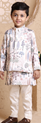 Morbagh Print Nehru Jacket with matching Kurta & Pant Set