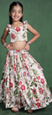 Gulmohar Print Lehenga Set