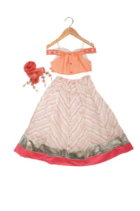Off Shoulder Lehenga Set